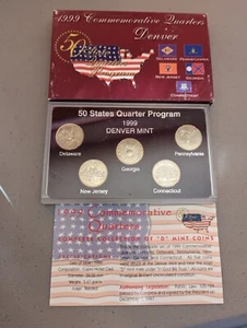1999 Commemorative Quarters Denver Mint 50 States Quarter Program - Picture 1 of 5