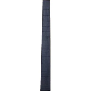 Diapasón de guitarra de 25,5" ébano 42 mm tuerca 24 trastes sin incrustaciones sin terminar - Imagen 1 de 3