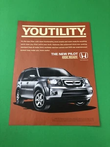 2008 2009 HONDA PILOT ORIGINAL PRINT AD ADVERTISEMENT PRINTED - Picture 1 of 1