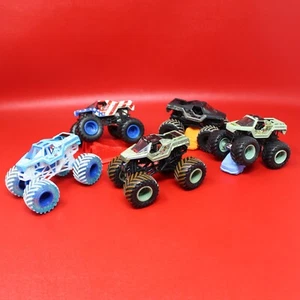 Hot Wheels Monster Jam Soldier Fortune Lot Rare 1:64 Stars & Stripes Fire & Ice - Picture 1 of 22