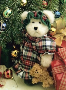 Linda Tarjeta de Navidad, 2004 Colección Boyds Bear de Paper Magic Group + Sobre - Imagen 1 de 5