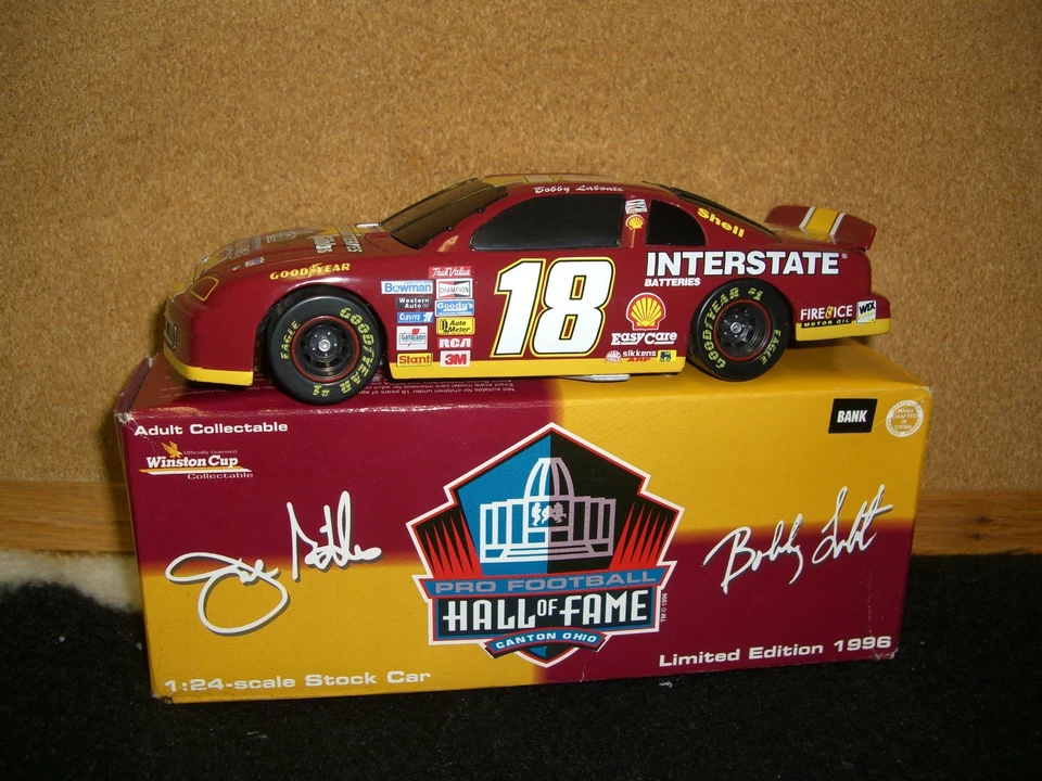 Banco Salón de la Fama Bobby Labonte 1996 Nascar #18 Acción 1/24 Foto 1 de 1