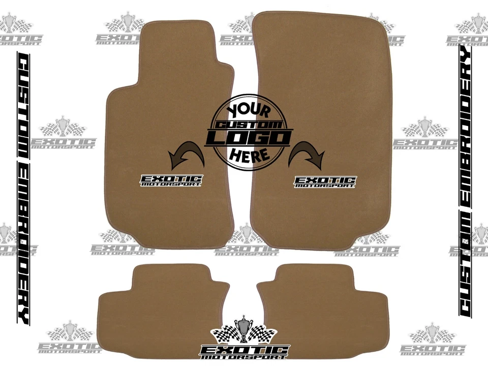 4 Pc 1984-95 Mercedes 300 - 124 Body Choose From 11 Colors Floor Mats Hand Made - Image 1 of 4