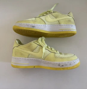 Nike Air Force 1 LV8 (GS) Zapatos Talla 7Y Juveniles Tinte Citrón Amarillo (AV8183 800) - Imagen 1 de 10