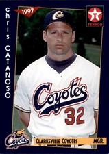 1997 Clarksville Coyotes Grandstand #5 Chris Catanoso Seattle Washington WA Card