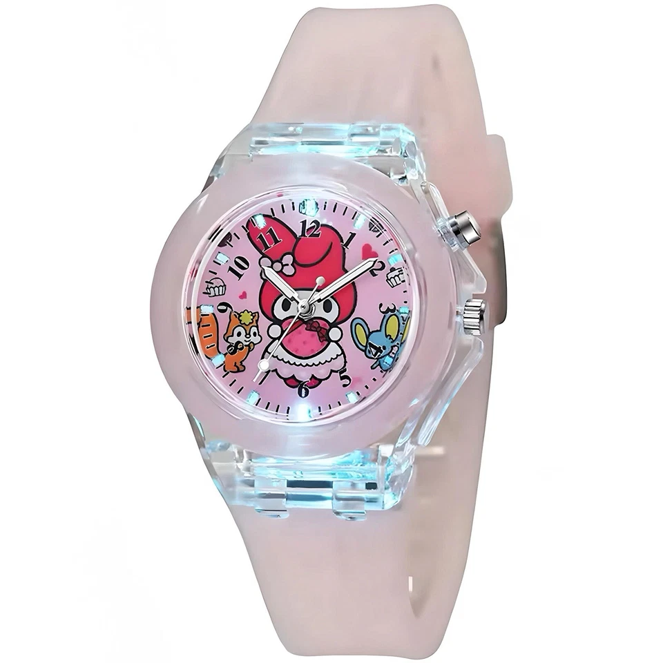 Reloj analógico para niños My Melody Light Up con correa de silicona Foto 1 de 1