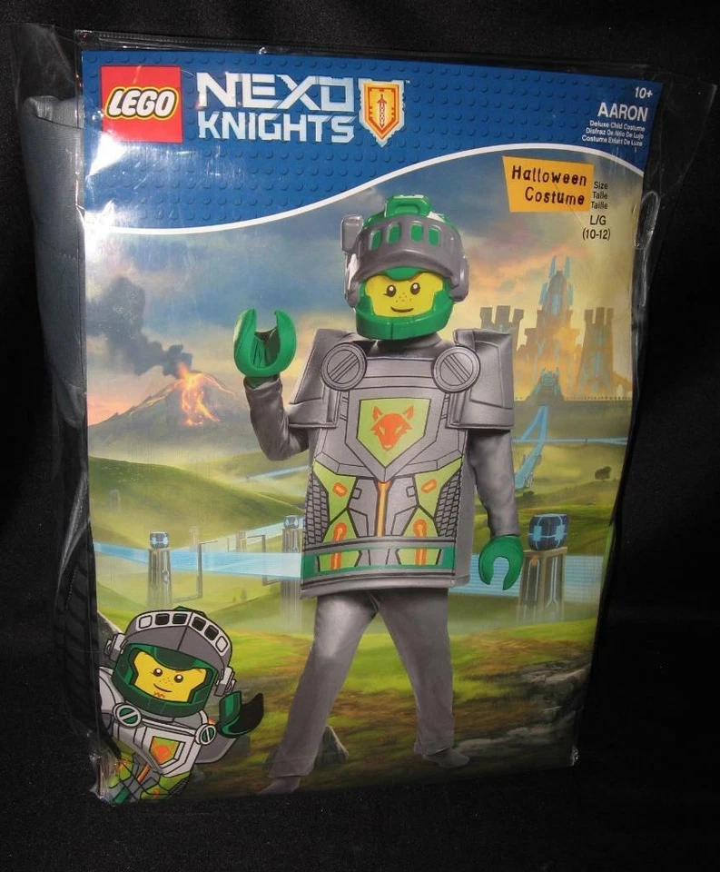 NEW ~ LEGO NEXO KNIGHTS Boys Deluxe Halloween Costume AARON Size Large 10-12 - Image 1 of 1