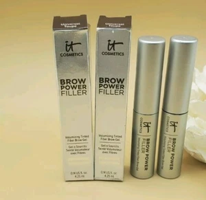 2~It Cosmetics Brow Powder Filler Universal Taupe Tinted 0.14 oz New - Picture 1 of 4