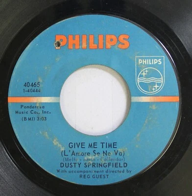 Soul 45 Dusty Springfield - Give Me Time / The Look Of Love On Philips - Image 1 of 2