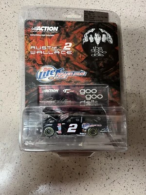 Muñecas Rusty Wallace Miller Time Live Goo Goo 2003 NASCAR Dodge Foto 1 de 2