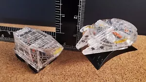 1995 Star Wars Micro Machines X-Ray Fleet Millennium Falcon and Jawa Sandcrawler - Picture 1 of 16
