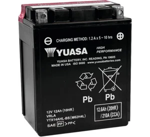 Yuasa AGM Maintenance Free Battery For Honda Cx500D Deluxe 1979-1981 - Picture 1 of 3