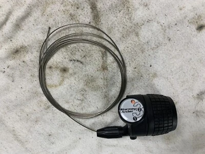 Sturmey Archer Internal 3 Speed Twist Grip Shifter with Cable - Image 1 of 2