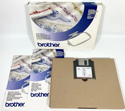 Brother Border Frame Kit SA-BFK2004 w/ 7x4" Hoop & 51 Embroidery Design Disk NIB - Image 1 of 4