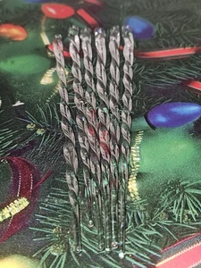 Lot de 6 glaçons en verre vintage 2001 Michael Dorofee fait main art différentes tailles  - Photo 1/3