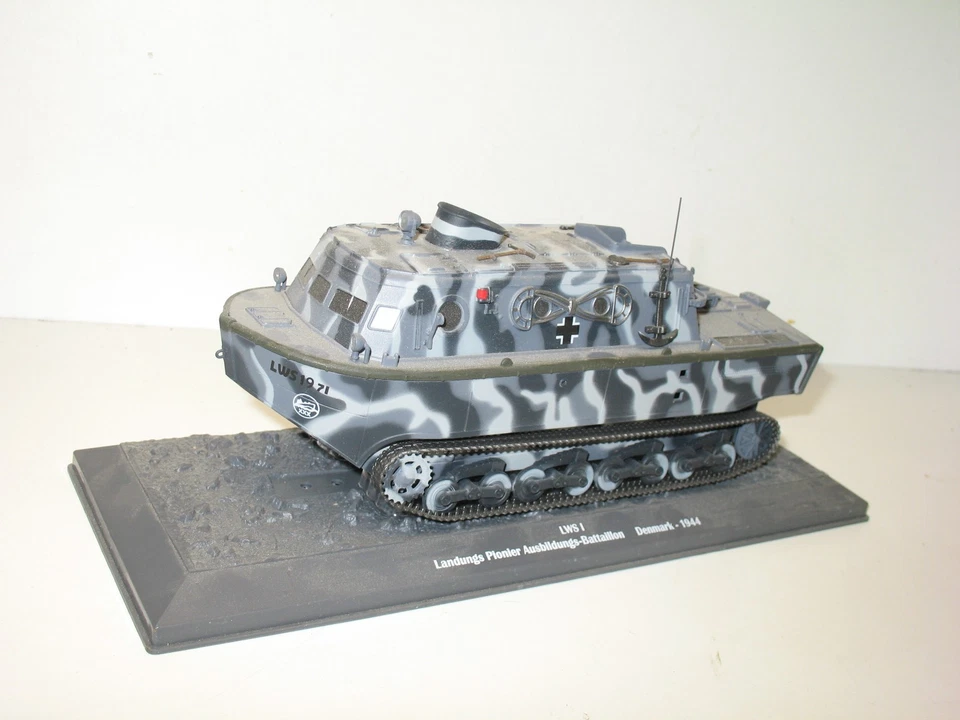 ALTAYA 1:43, Barca Char LWS I Militare Tedesco Scala 1:43 Su Base - Immagine 1 di 2