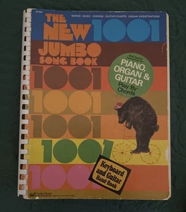 Large Spiral Music Book 1001 Jumbo Song Book music, chords, guitar charts - Picture 1 of 3