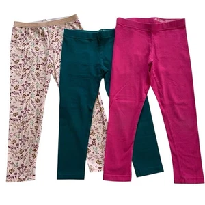 Bundle of 3 Leggings Girls Size 6 / 6X Floral & Solid Multicolor Tahari - Picture 1 of 7