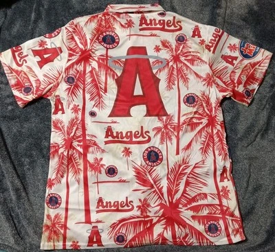 Anaheim Angels City Connect Hawaiian Shirt SGA 6/06/25 NEW Los Angeles Angels - Image 1 of 4