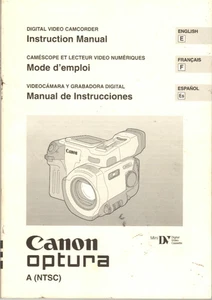 Original Canon Optura/MV1 Mini DV Camcorder Instruction Manual OEM Free Shipping - Picture 1 of 2