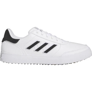 Adidas Retrocross 24 Golf Shoes White/Black/Gum - Picture 1 of 9