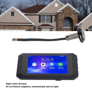 3.97in Smart Door Viewer Motion Detection 1080P Imaging 135° Wide Angle Peep NEW - Afbeelding 1 van 18