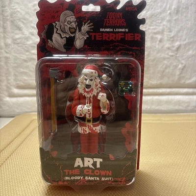 ART THE CLOWN Figura TRAJE SANGRIENTO DE SANTA neca TOONY TERRORS Navidad TERRIFIER 3 Foto 1 de 4