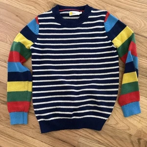Boden Youth color block rainbow Sweater Size 8-9 stripes - Picture 1 of 13