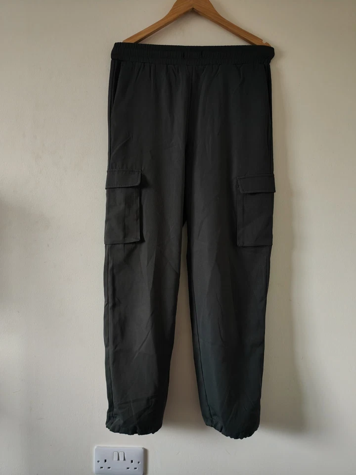 Only Our Story Women's Dark Grey Combat Trousers Size Xxs * Read Description - Image 1 of 4