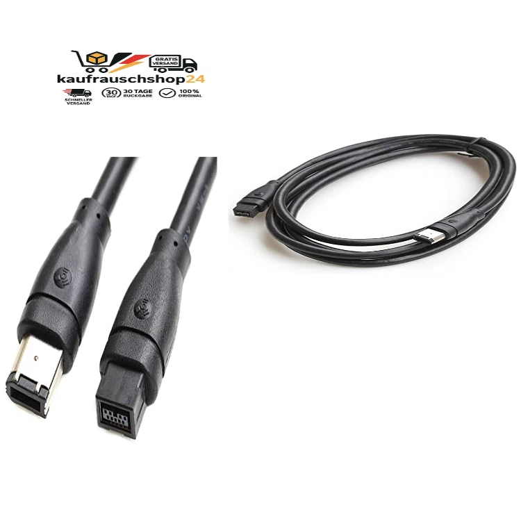 FireWire 400/800 Adapter | 6-polig auf 9-polig | 1,8 m - Bild 1 von 1
