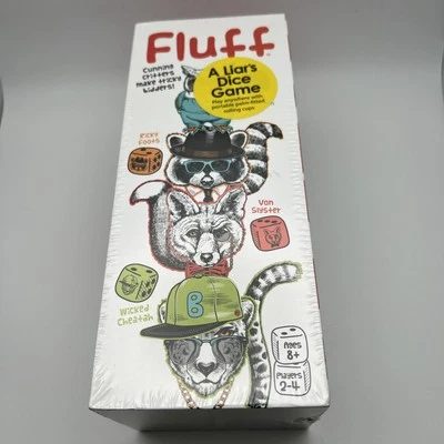 Bananagrams Fluff Rolling Dice Game - Family Game Cups Like Liar's Dice NEW - Image 1 of 4
