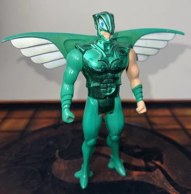 FLASHBACK Kenner SILVERHAWKS Vintage 1986 Telepix Green Action Figure - Image 1 of 4