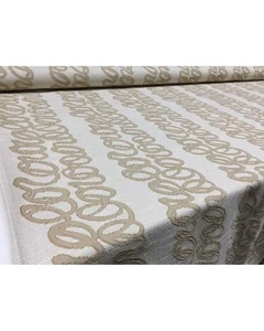 Tessuto coordinato per tappezzeria Elements groffato base naturale canapone dise - Imagen 1 de 4