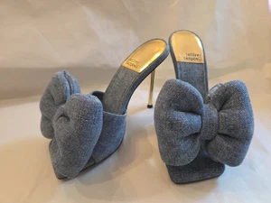  Jeffrey Campbell Bow Denim Mule talla 6 - Imagen 1 de 7