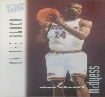 1996 Ultra #132 Antonio McDyess Platinum Medallion - Image 1 of 2
