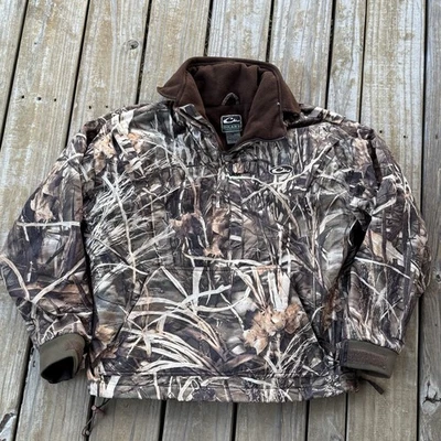 Men’s Drake Waterfowl Advantage Max  4 HD  Pullover Jacket Sz Med Fleece Lined - Image 1 of 4