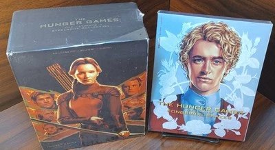 The Hunger Games Ultimate Collection Steelbooks (4K+Blu-ray) NEW-Free SHIPPING! - Image 1 of 4