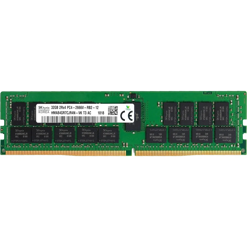 Hynix HMA84GR7CJR4N-VK 32GB PC4-21300V-R 2RX4 DDR4-2666MHz ECC REG RAM - Immagine 1 di 1