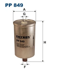 FILTRON Kraftstofffilter PP 849 Anschraubfilter für SEAT AUDI VW 100 80 8G7 A6 2 - Bild 1 von 6