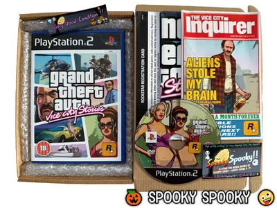 Grand Theft Auto Vice City Stories PS2 - UK PAL VGC CIB with Map - Reg - Tracked - Image 1 of 4