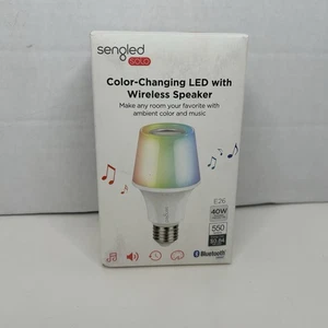 NEW! Sengled Solo Color Changing LED Bluetooth with Wireless Speaker E26 40W - Picture 1 of 4