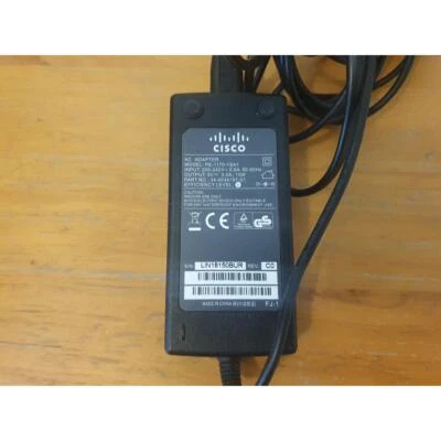 Cisco PE-1170-1SA1 Power Supply AC Adapter Black 5-Volt 3.0-A 15-W 3-Pin UK Plug - Image 1 of 4