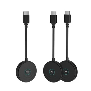 Wireless HDMI Transmitter and 2 Receivers 1080P 2.4G/5.8G @60Hz, 165ft Range - Picture 1 of 8