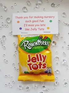 Jelly Tots Lehrer Dankeschön Verlassen Geschenk Kindergarten Vorschule Lehrassistent - Bild 1 von 1