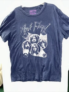 Pink Floyd Shirt Mens: M Blue Dark Side of the Moon Lucky Brand Band Music - Picture 1 of 6