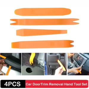 Kit de herramientas de palanca de extracción de instalación de panel de tablero de radio de automóvil de 4 piezas clip de puerta estéreo moldura EE. UU. - Imagen 1 de 5