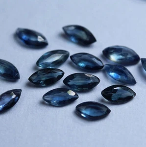 1x Saphir Marquise Blau 3x2mm 3,5x2mm 4x2mm 5x2,5mm 5,5x2,5mm 6x2,5mm - Bild 1 von 1