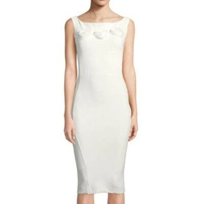 CHIARA BONI LA PETITE ROBE Sissel 3D Rose Bateau neck dress, size 40IT/S, NWT - Image 1 of 4