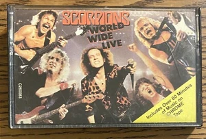 Scorpions World Wide Live 1985 Cassette Mercury Records - Picture 1 of 5
