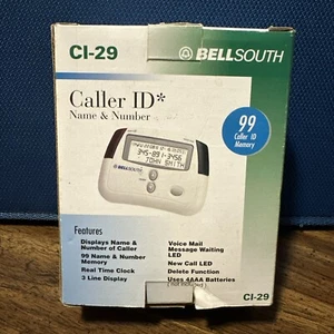 Bellsouth Caller ID with Call Waiting CI-29 Caller IDName & Numbers - Zdjęcie 1 z 5
